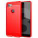 Чохол Lenuo Carbon Fiber для Google Pixel 3 XL Red