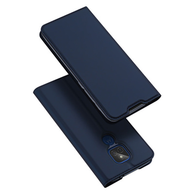 Чехол-книжка Dux Ducis Skin Pro для Motorola E7 Plus Navy Blue