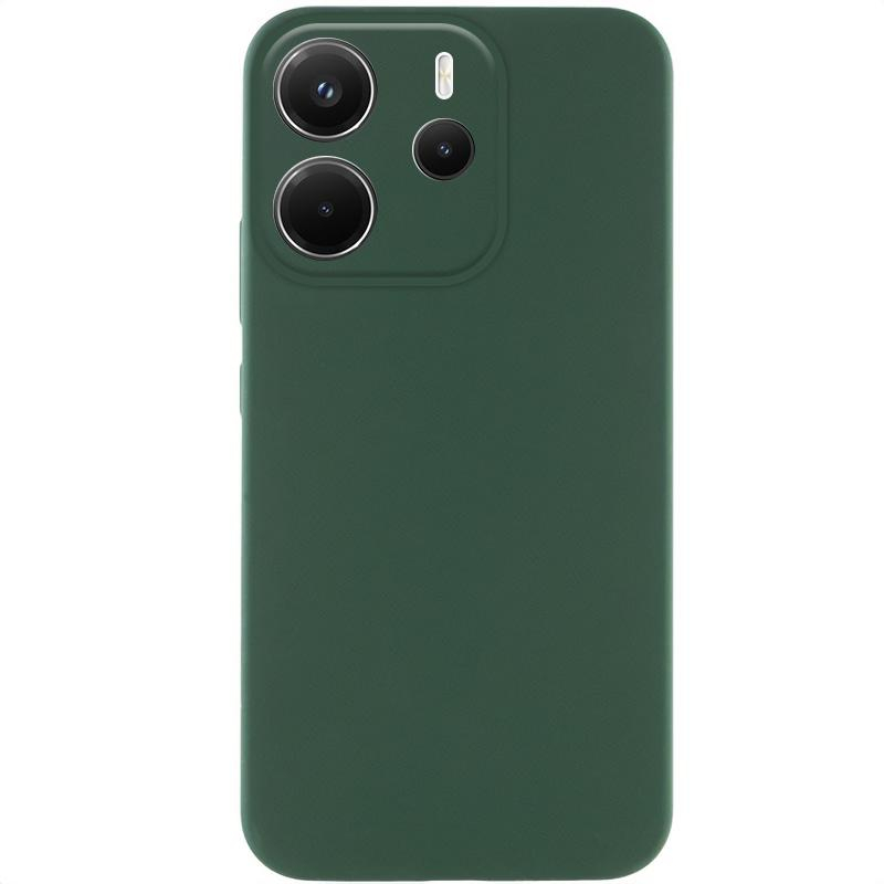 Чохол Silicone Cover Ummi Lakshmi із Захистом Камери (AA) для Xiaomi Redmi Note 14 4G (Int. version) Dark Green