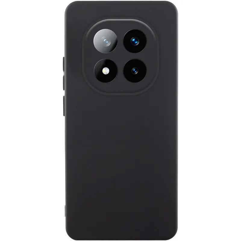 Чохол TPU GETMAN Liquid Silk Full Camera для Xiaomi Redmi Note 14 Pro+ 5G Black
