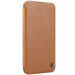 Шкіряний чохол-книжка Nillkin Qin Prop для Apple iPhone 16 Brown