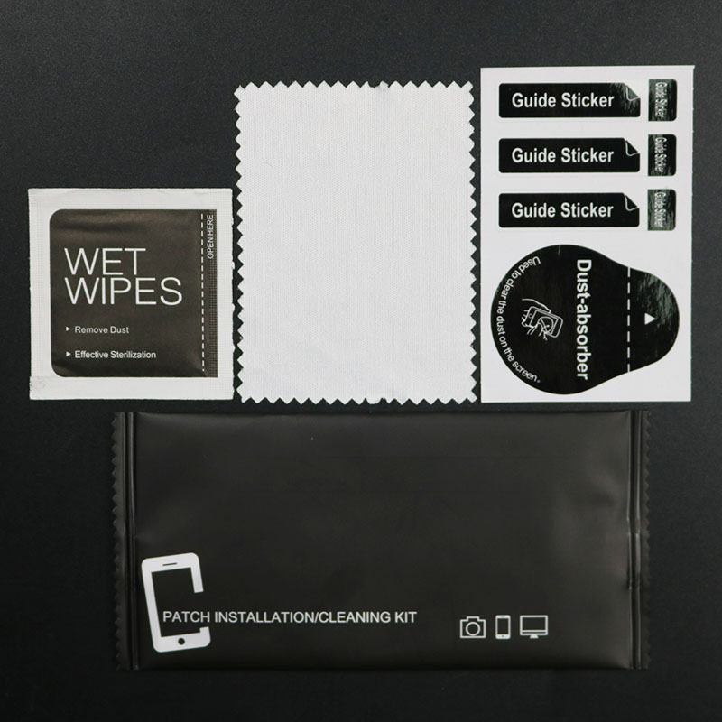 Серветки інсталяційний набір для поклейки захисного скла х100 шт. Чорні