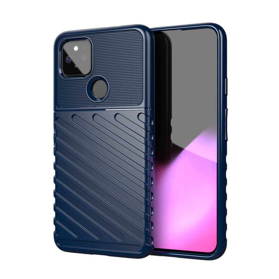 Чохол Lenuo Thunder для Google Pixel 5 Navy Blue