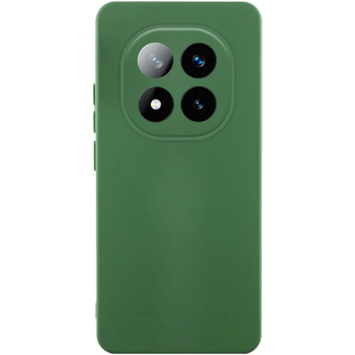 Чохол TPU GETMAN Liquid Silk Full Camera для Xiaomi Redmi Note 14 Pro+ 5G Dark Green