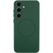 Чохол Silicone Cover Lakshmi із Захистом Камери (AA) with MagFit для Samsung Galaxy S25 Dark Green