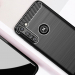 Чохол Lenuo Carbon Fiber для Motorola Moto G8 Power Black