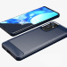 Чохол Lenuo Carbon Fiber для OnePlus 9 Pro Navy Blue