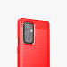 Чехол Lenuo Carbon Fiber для OnePlus 9 Red