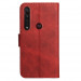 Чехол-книжка EcoCase Skin Series для Motorola Moto G8 Plus Red