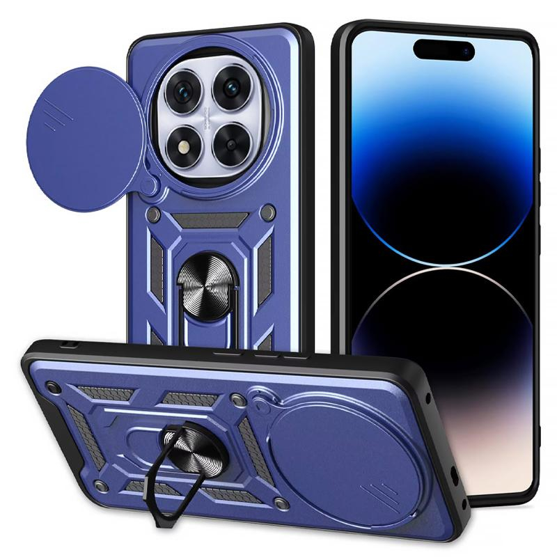 Чохол Ummi Camshield Serge Ring для Xiaomi Redmi Note 14 Pro 4G Navy