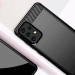 Чохол Lenuo Carbon Fiber для Samsung Galaxy A32 5G A326B Black