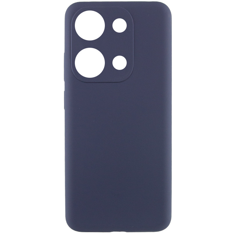 Чохол Silicone Cover Lakshmi із Захистом Камери (AAA) для Xiaomi Redmi Note 13 Pro 4G / Poco M6 Pro 4G Midnight Blue