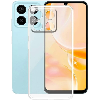 TPU чохол Epic 1,5mm Full Camera для ZTE Blade A55 4G Transparent
