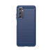 Чохол Lenuo Carbon Fiber для Samsung Galaxy A05s A057G Navy Blue