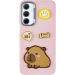 Чохол TPU Leather Toys для Samsung Galaxy S25 FE Pink