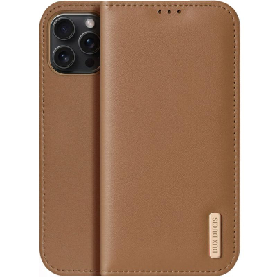 Чохол-книжка Dux Ducis Hivo для Apple iPhone 17 Pro Brown