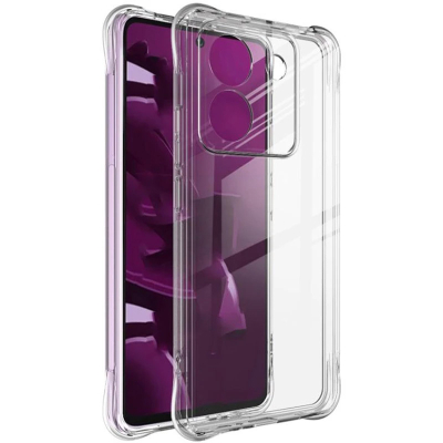 TPU Чохол GETMAN Ease Logo Посилені Кути для Poco M7 Pro 5G Transparent