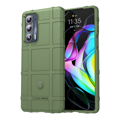 Чехол Lenuo Rugged Shield для Motorola Edge 20 Green