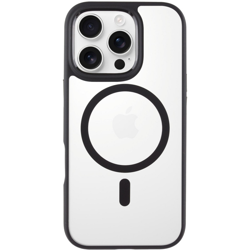 TPU+PC чохол Blueo Skin Friendly Frosted with MagSafe для Apple iPhone 16 Pro Чорний