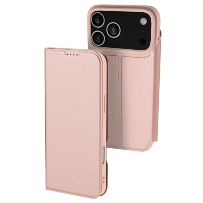 Чохол-книжка Dux Ducis Skin Pro Series для Apple iPhone 17 Pro Rose Gold